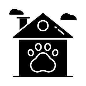 Animal Shelter, Animal Home, Pet House, Doghouse, Pet Shelter icon