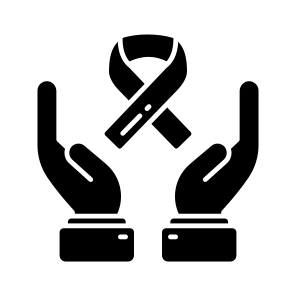 Awareness Ribbon, Cancer Ribbon, Breast Cancer, Folding Ribbon, Human Welfare icon