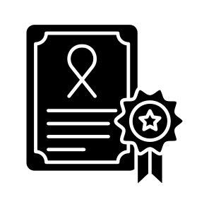 Cancer Certificate, Deed, Credential Document, Degree, Diploma, icon