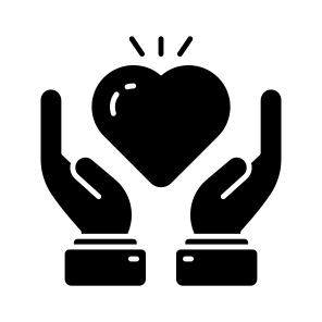 Charity Care, Emotional Support, Donation, Heart Care, Hope icon
