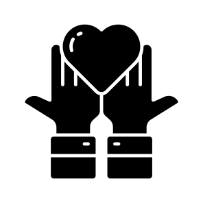 Charity Care, Emotional Support, Donation, Humanitarian, Hope icon