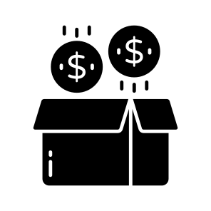 Money Box, Charity Box, Funding, Endowment, Giving Money, icon