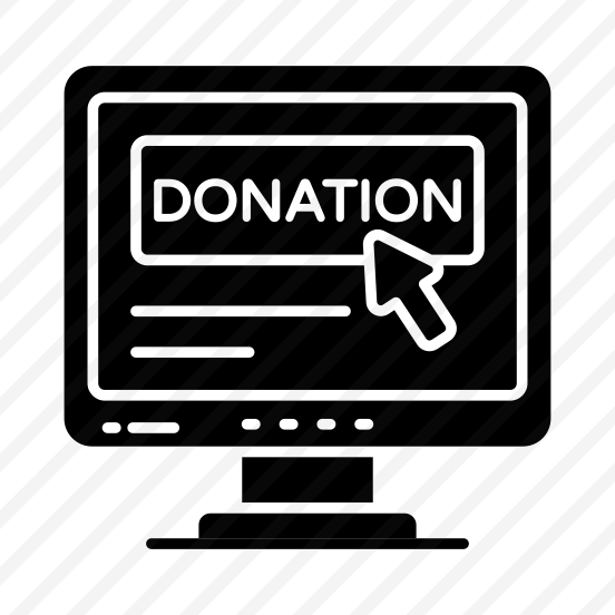 Online Donation, Donation Label, Donation Sign, Donation Symbol, Online Charity  preview