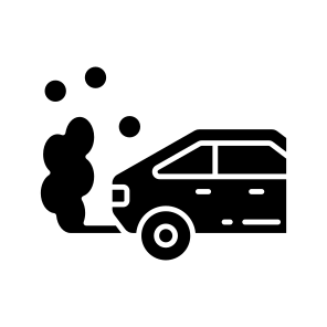 Auto Strike, Car Hit, Car Accident, Car Exhaust, Engine Exhausted icon