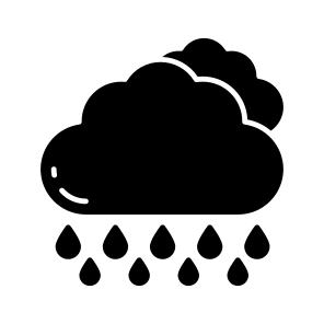 Cloud Raining, Rainfall, Thunderstorm, Forecast, Meteorology, icon