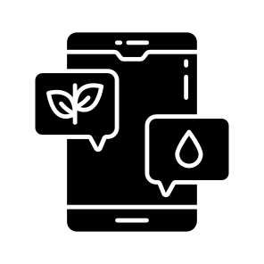 Eco Chat, Message, Communication, Conversation, Discussion icon