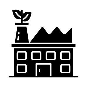 Eco Factory, Industry, Refinery, Mill, Nuclear Plant, icon