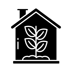 Eco Home, Eco House, Homestead, Residence, Accomodation icon