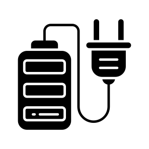 Electric Battery, Rechargeable Battery, Electric Battery, Energy Accumulator, Battery Status, icon