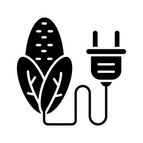 Electric Cob, Electric Corn, Corn Charging, Smart Corn Cob, Corn Crop icon