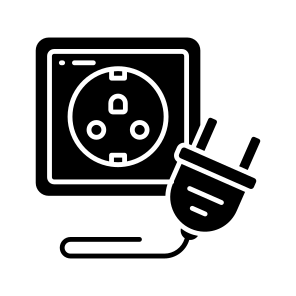 Electric Plug, Electric Cord, Plug In, Power Plug, Electric Connector icon
