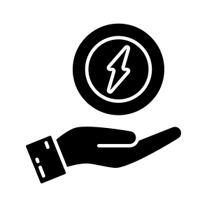 Energy Care, Power Care, Bolt, Flash, Energy Service icon