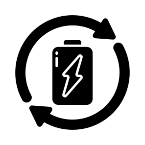 Energy Recycling, Energy Reprocess, Energy Renewable, Power Recycling, Power Reprocess icon
