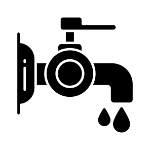 Water Tap, Faucet, Spigot, Plumbing, Turn On Water icon