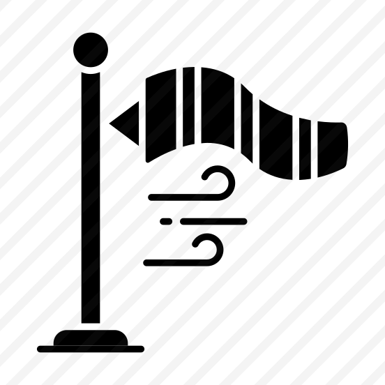 Windsock, Wind Cone, Forecast, Overcast, Meteorology  preview