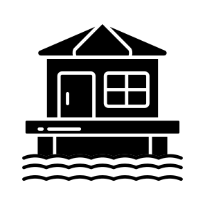 Beach Home, House, Homestead, Accomodation, Residence icon