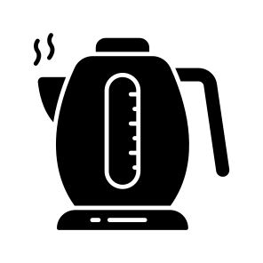 Electric Kettle, Electric Teapot, Kitchenware, Electronic Appliance, Water Boiler, icon