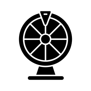 Fortune Wheel, Lucky Wheel, Lottery, Roulette, Gambling Wheel, icon