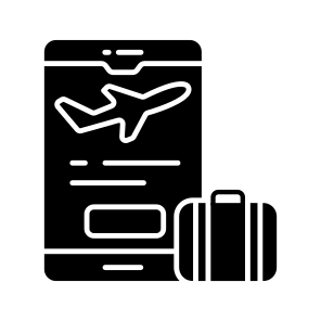 Mobile Flight Booking, Online Booking, Air Travel, Flight Booking App, Online Flight icon