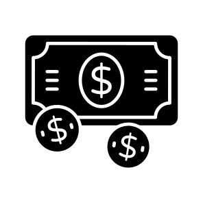 Paper Currency, Banknote, Money, Cash, Finance icon
