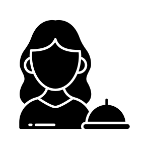 Professional Person, Barwoman, Waitress, Bar Attendant, Bartender icon
