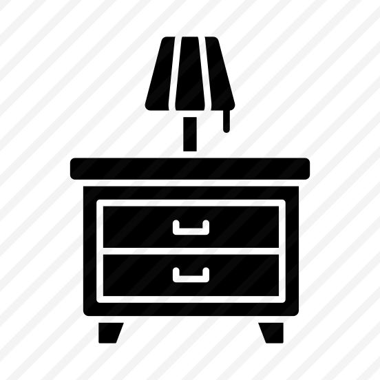 Side Table, Nightstand, Furniture, Drawer Table, Bed Stand,  preview