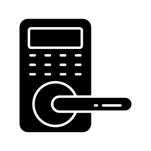Smart Door Lock, Door Access, Door Knob, Digital Door Lock, Door Handle icon