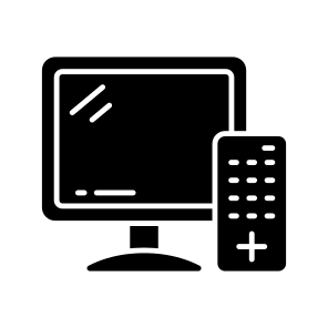 Tv, Television, Tv Set, Broadcast Media, Monitor icon