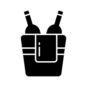 Wine Bucket, Alcohol, Beer, Whisky, Brandy icon