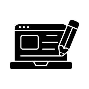 Content Writing, Article Writing, Online Writing, Copywriting, Blog Writing icon