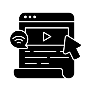 Online Media, Online Video, Video Streaming, Web Video, Multimedia icon