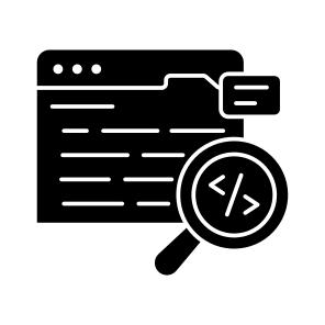 Search Programming, Search Coding, Html Coding, Coding Analysis, Coding Exploration icon