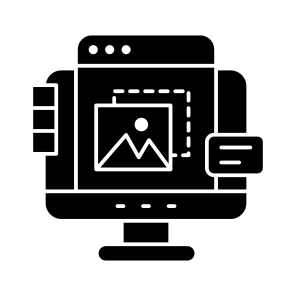 Web Landscape, Web Picture, Web Gallery, Web Photo, Landscape Website,,simple Icon icon