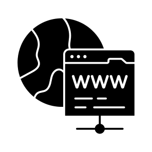 Www, World Wide Web, Search Box, Web Browser, Web Network icon