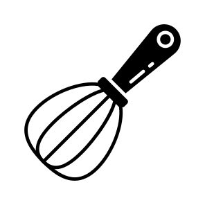 Beater, Whisker, Kitchenware, Kitchen Accessory, Kitchen Tool icon