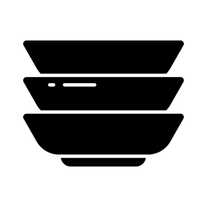 Bowls, Dishes, Crockery, Kitchenware, Kitchen Accessory, icon
