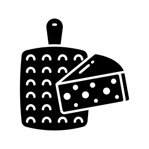 Cheese Grating, Cheese Slice, Butter Block, Dairy Product, Food icon