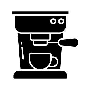 Coffee Machine, Coffee Maker, Espresso, Coffee Grinder, Kitchenware icon