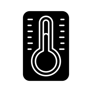 Hot Temperature, Thermometer, Fire Temperature, Temperature Gauge, Temperature Indicator icon