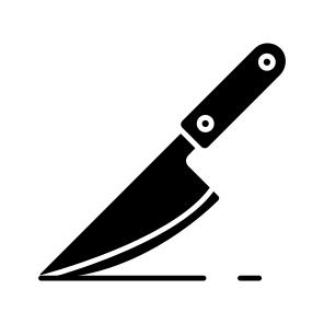 Knife, Cutting Tool, Cutting Equipment, Kitchenware, Kitchen Tool icon