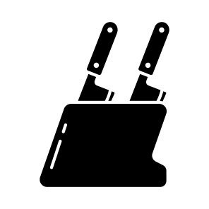 Knives, Cutting Tool, Cutting Equipment, Kitchenware, Kitchen Tool icon