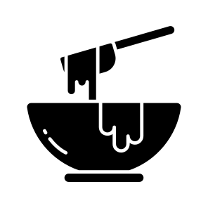 Mixing Bowl, Dripping, Melting, Kitchenware, Utensil icon