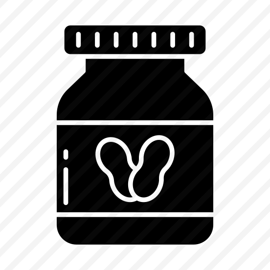 Peanut Jar, Peanut Bottle, Peanut Butter, Edible, Eatable  preview