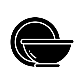 Plate, Bowl, Crockery, Kitchenware, Kitchen Accessory icon