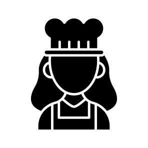 Professional Person, Occupation, Chef, Cooker, Cuisiner, icon