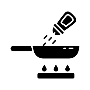 Salt Pot, Sprinkle Spice, Kitchenware, Pepper Cot, Condiment icon