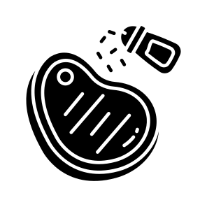 Steak, Beef, Meat, Food, Edible icon