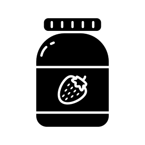 Strawberry Jam Bottle, Marmalade, Jam Jar, Pickle, Dessert icon