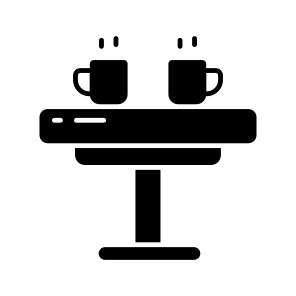 Teacups, Cups, Coffee Table, Kitchenware, Kitchen Accessory icon