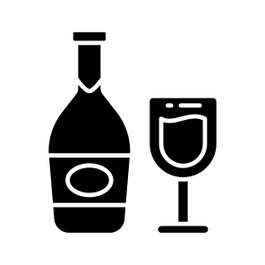 Wine Bottle, Alcohol, Beer, Whisky, Brandy, icon